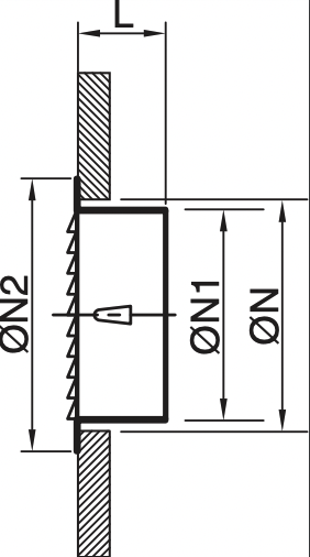 BLR-0-R 315 - Buitenluchtrooster Ø315 met insectengaas - aluminium